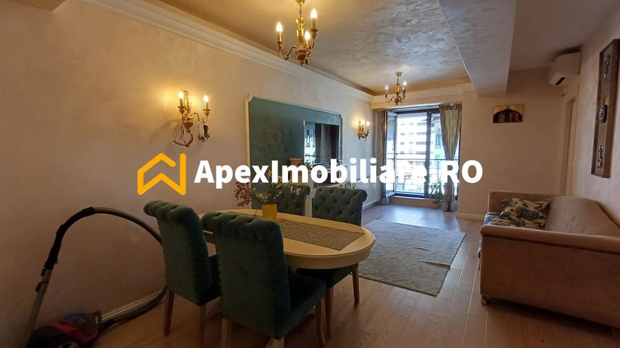 Apartament cu 3 camere semidecomandat, mobilat în Națiunile Unite