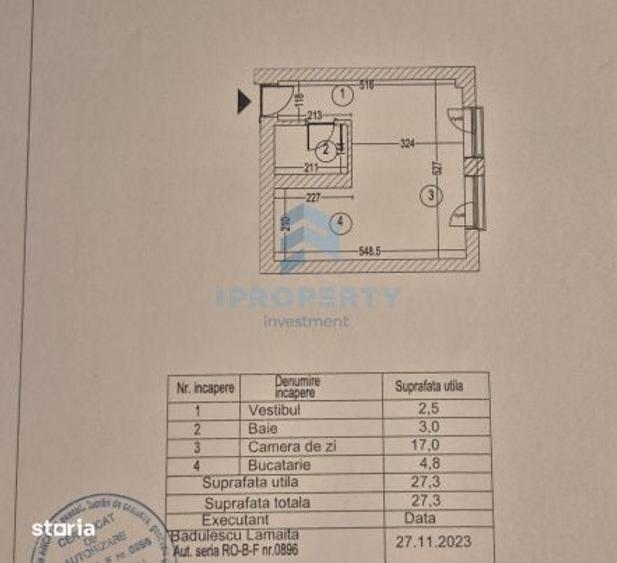 Garsonieră semidecomandată în Văcăresti