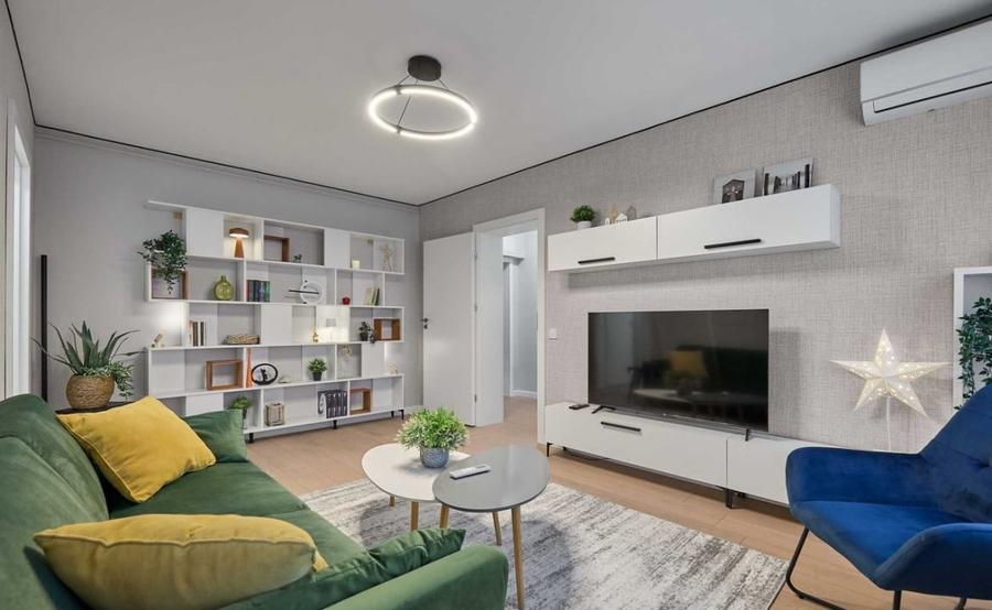 Apartament cu 2 camere semidecomandat, mobilat în Militari
