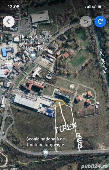 Teren de 2400 mp, în Nord
