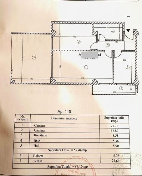 2 camere Otopeni cu piscina terase 30 mp si loc de parcare - 2