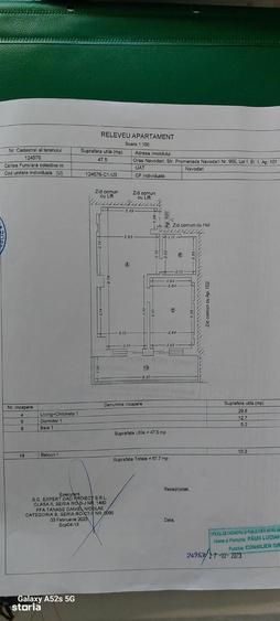 Apartament cu 2 camere în Nord