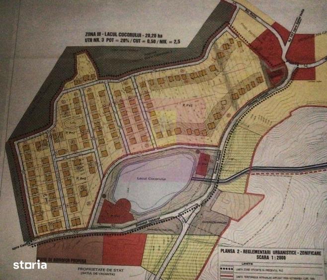 Teren de 2500 mp, în Voila