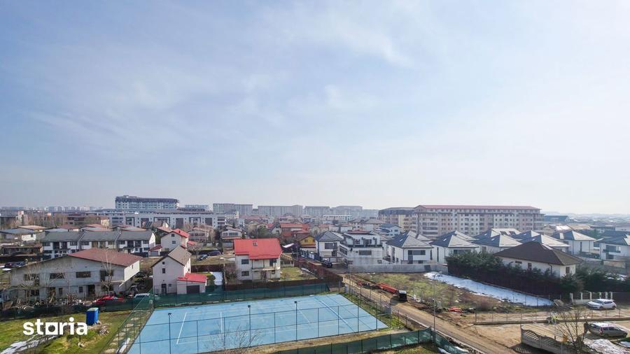 Apartament 2 camere Bragadiru Alunului, mobilat, balcon 19mp, parcare - 4