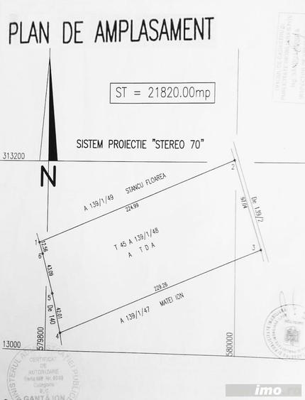 Teren de 21820 mp, în Dărăști-Ilfov