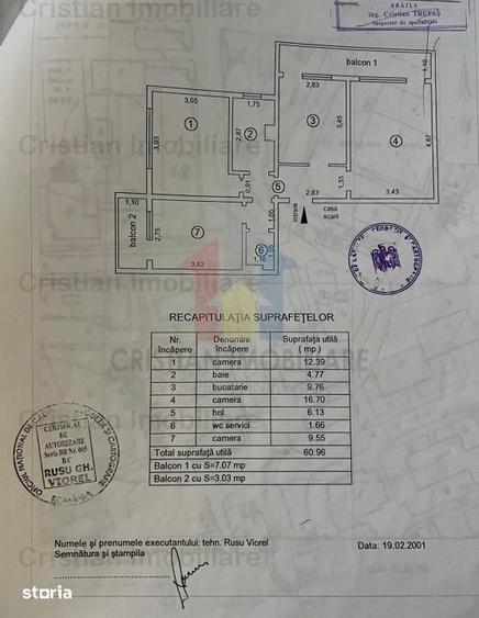 Apartament cu 2 camere decomandat în Barieră
