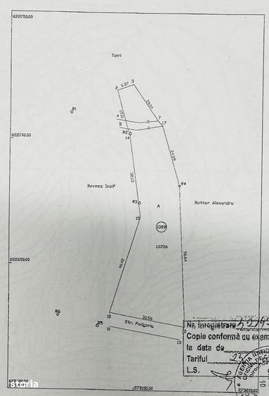 Parcela teren intravilan 1700 mp strada Teleki Mihaly - 1