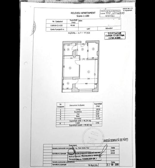 Apartament cu 2 camere decomandat, mobilat în Central
