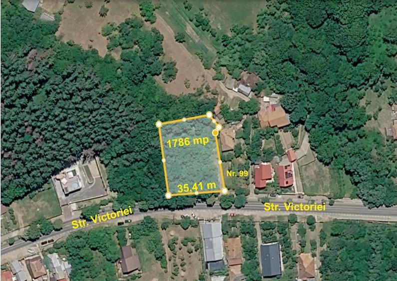Teren de 1786 mp, în Central