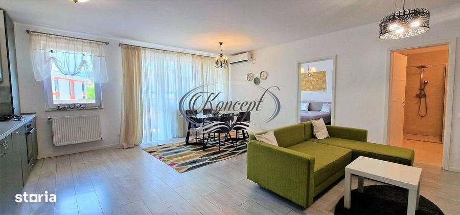 Apartament cu 2 camere semidecomandat în Borhanci