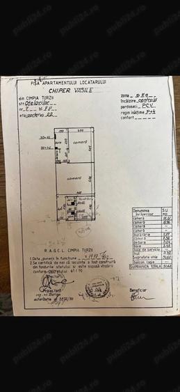 Apartament cu 2 camere decomandat în Central