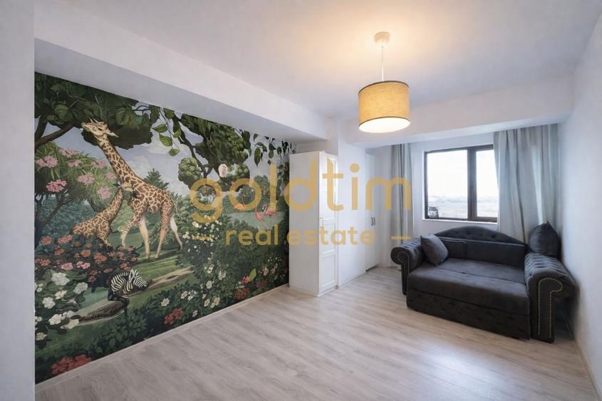 Apartament cu 3 camere semidecomandat, mobilat în Pipera