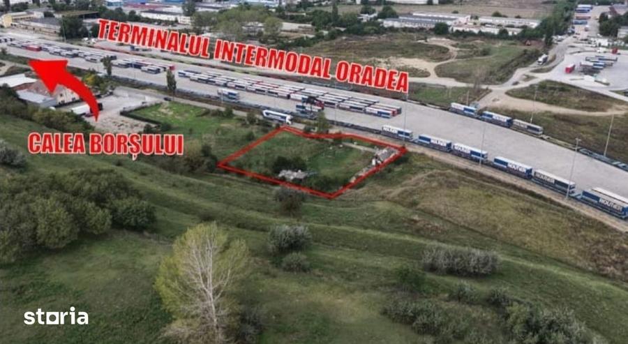 Teren intravilan cu destina?ie industriala de vanzare zona Bor? - 2