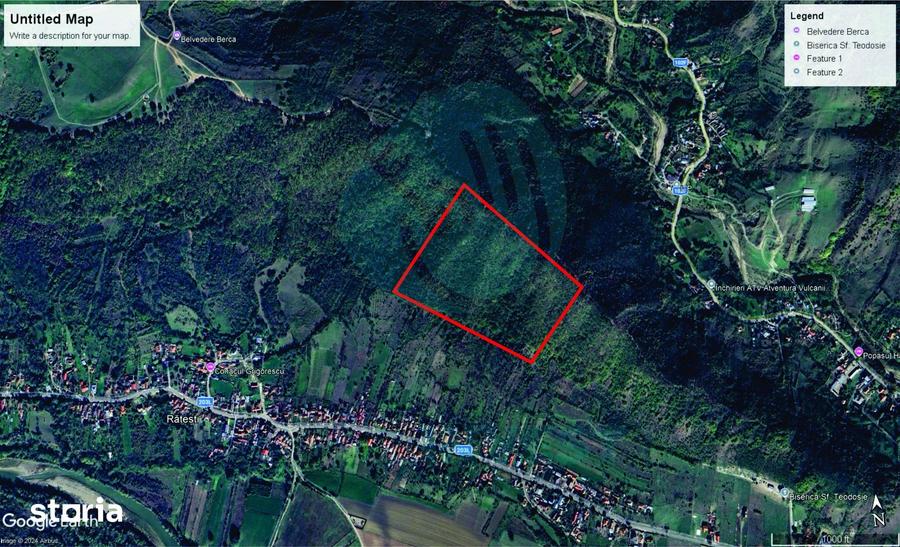 Teren de 100000 mp, în Berca