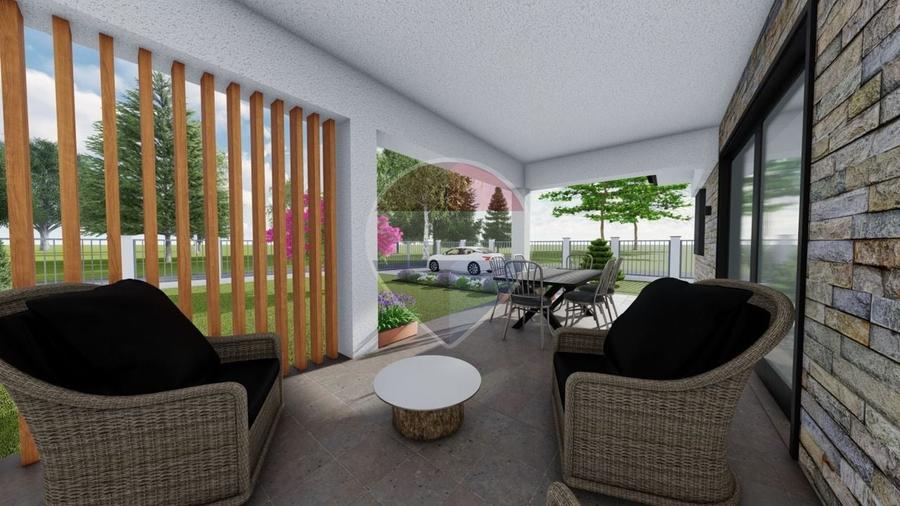Casă individuală cu 4 camere cu Teren 550 Mp în Mocira