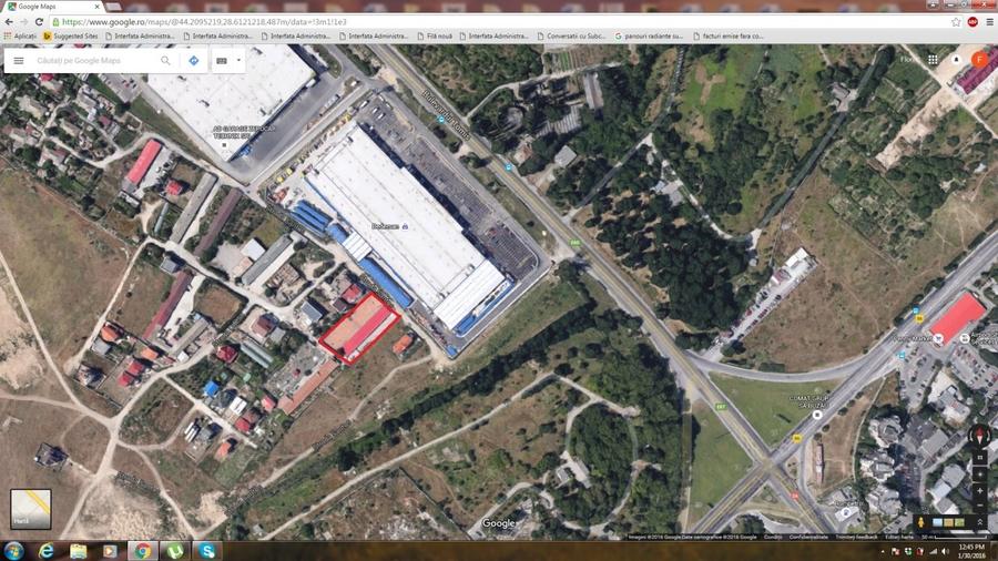 TEREN INTRAVILAN 2500 mp cu HALA 600Mp - ZONA  DEDEMAN  TOMIS NORD Constanta - 1