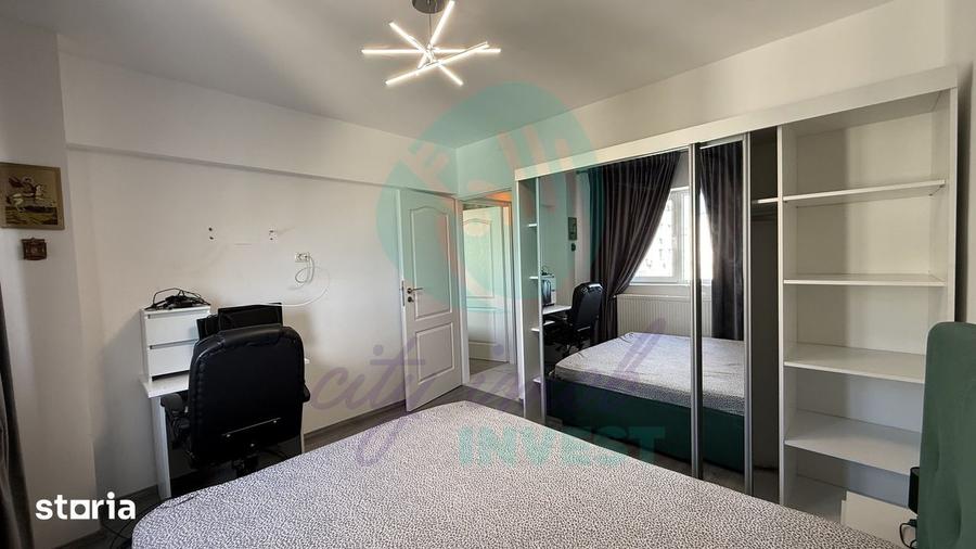 Apartament cu 4 camere semidecomandat, mobilat în Militari
