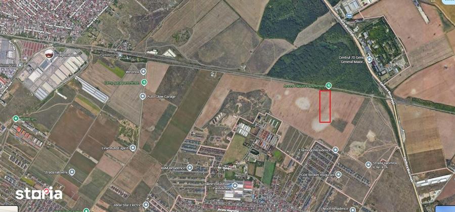Teren de 23070 mp, în Central
