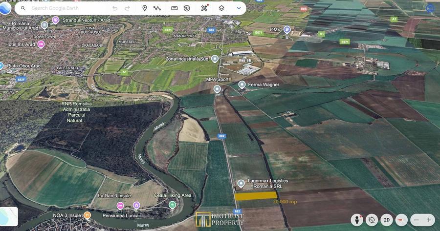 Teren agricol extravilan de 20000 mp, în Sud