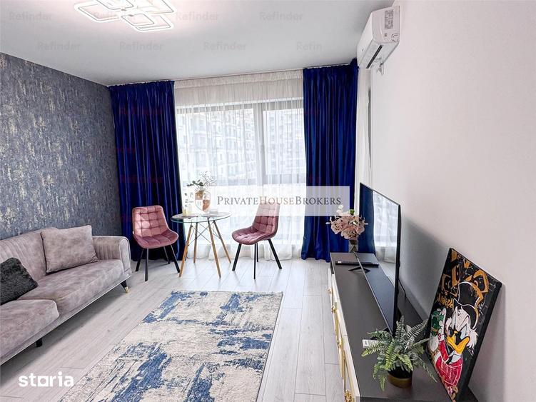 Apartament cu 2 camere decomandat, mobilat în Băneasa