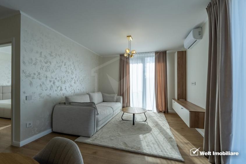 Apartament cu 2 camere semidecomandat, mobilat în Grigorescu