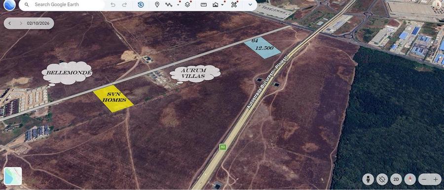 Teren intravilan de 12500 mp, în Pipera