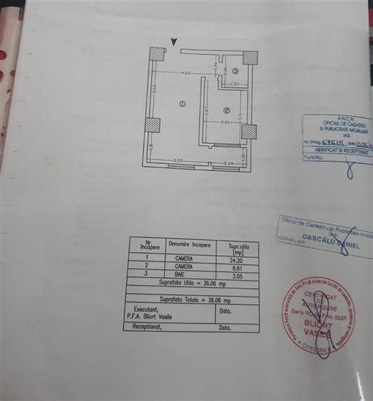 Apartament cu 2 camere decomandat în Ultracentral