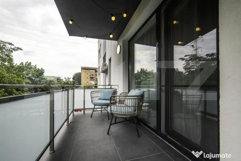 Apartament cu 2 camere semidecomandat, mobilat în Lipovei