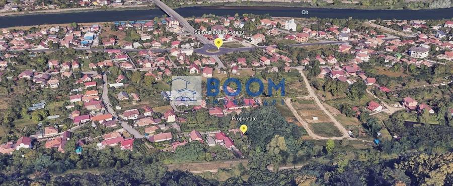 Casă individuală cu 3 camere cu Canalizare în Goranu