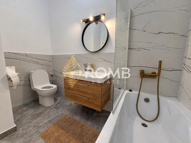 Apartament cu 2 camere semidecomandat, mobilat în Florești