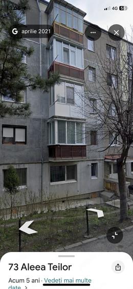Apartament cu 2 camere semidecomandat în Exterior Vest