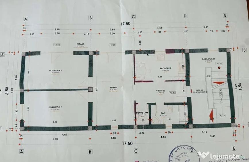 Apartament cu 3 camere semidecomandat în Andrei Mureșanu
