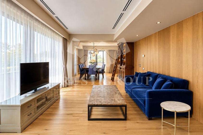 Penthouse cu 4 camere semidecomandat, mobilat în Grădina Icoanei