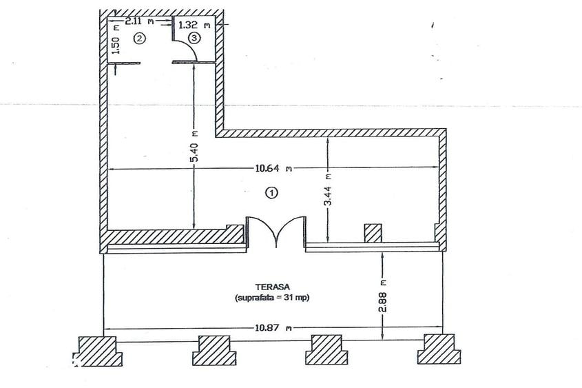 Spațiu comercial, de 120 mp, în Central
