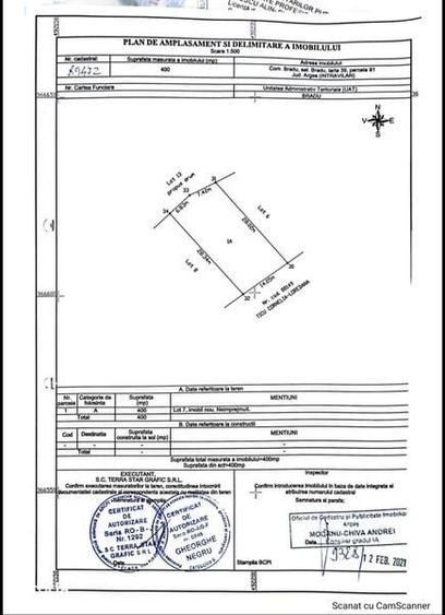 Teren vanzare Comuna Bradu Sat Bradu - 1
