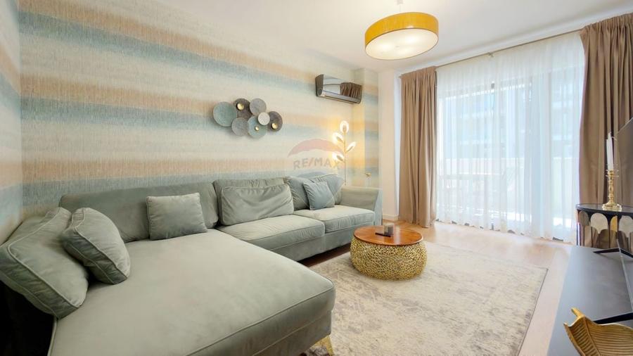 Apartament cu 2 camere decomandat, mobilat în Barbu Văcărescu