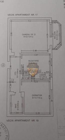 Apartament cu 2 camere decomandat, mobilat în Tomis Nord