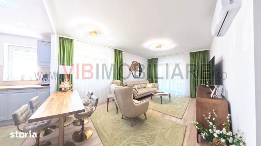 Apartament cu 3 camere semidecomandat, mobilat în Ghencea