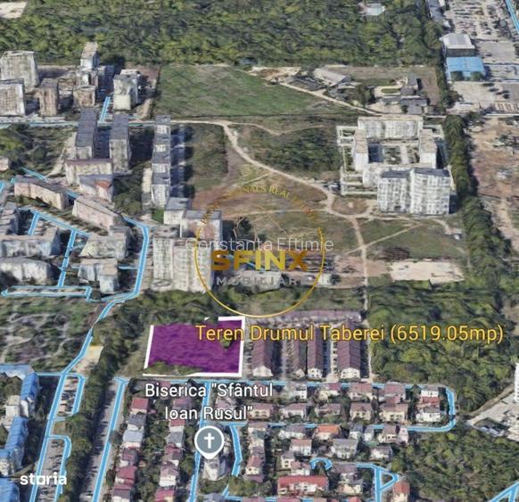 Teren de vanzare 6500 mp Drumul Taberei