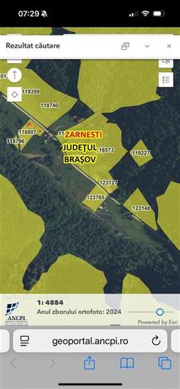 Teren Construcții extravilan de 2850 mp, în Plaiul Foii