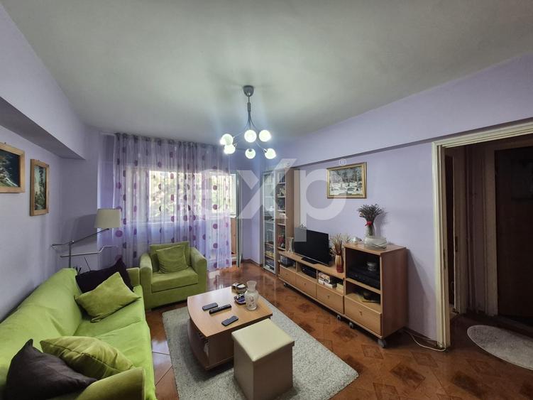 Apartament cu 3 camere semidecomandat în Basarabia