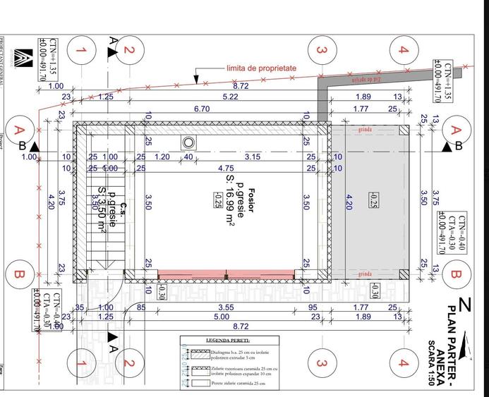Casă cu 4 camere cu Teren 500 Mp în Baciu