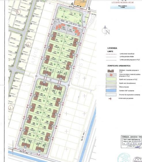 Teren Construcții intravilan de 699 mp, în Moșnița Veche