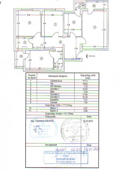 Apartament cu 4 camere decomandat în Nord