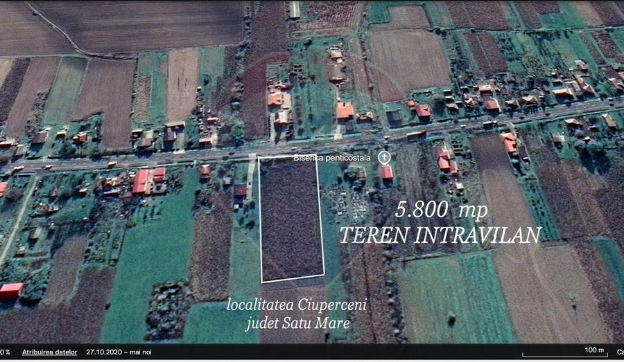 Teren Construcții intravilan de 5800 mp, în Agriș
