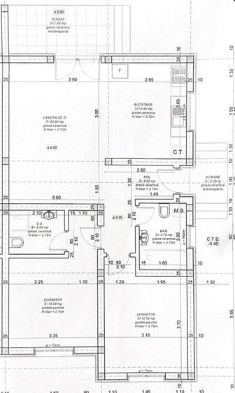 Duplex cu 3 camere cu Canalizare în Remetea Mare
