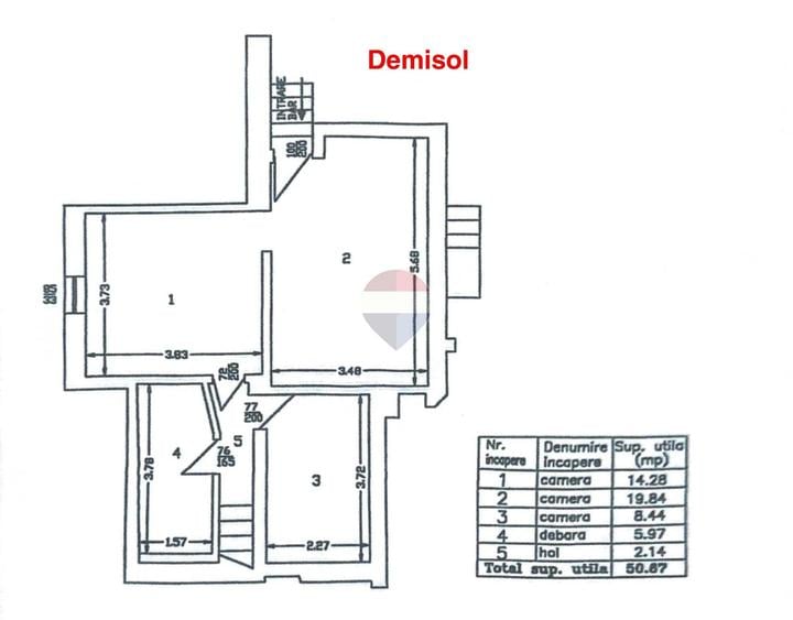 Casă cu Teren 212 Mp în Centrul Civic