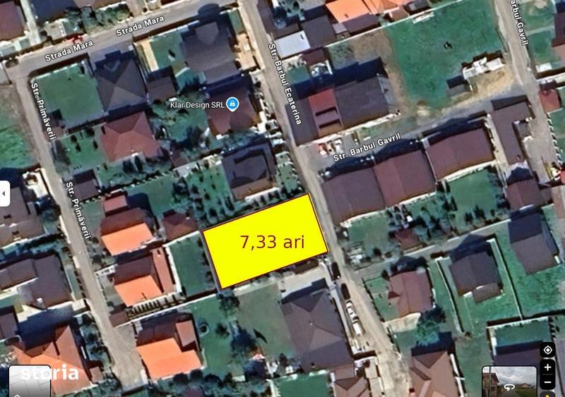 Teren de 733 mp, în Mara