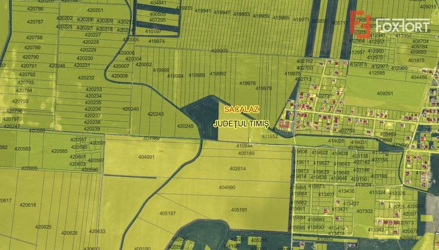 Teren agricol extravilan de 20000 mp, în Săcălaz