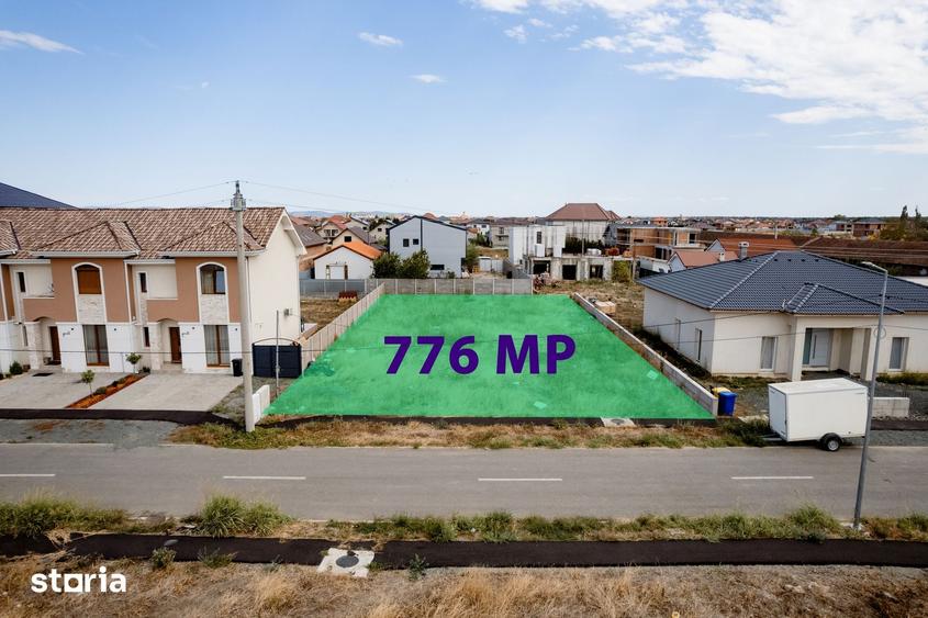Teren de 776 mp, în Vladimirescu